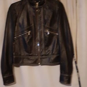 A beautiful black soft leather michael kors